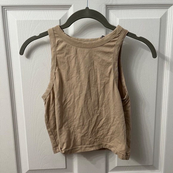 trained by jp x Melissa Beige Crop Top - Picture 2 of 3